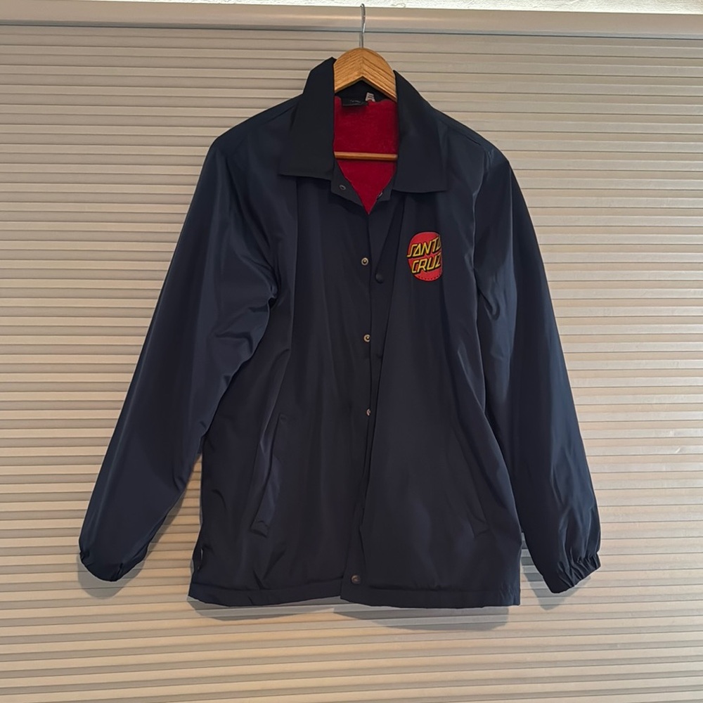Santa Cruz Navy Jacket with Red Accents